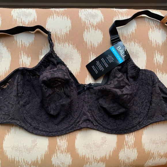 Bali Smoothing Unlined Lace Bra - Picture 3 of 3